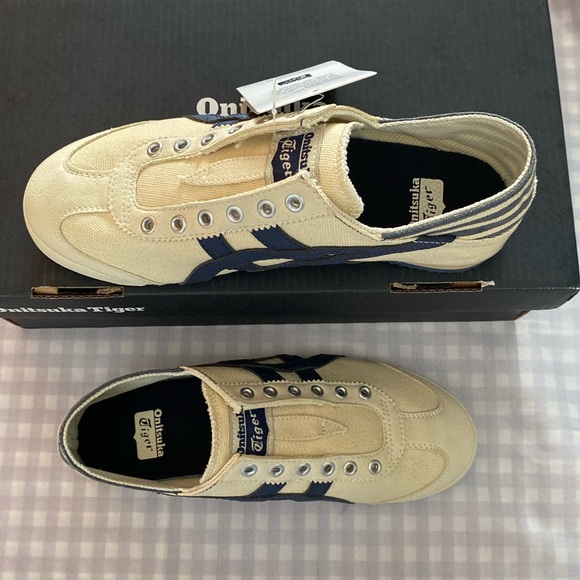 Onitsuka Tiger by Asics Shoes - Onitsuka Tiger Tan Fabric Sneakers